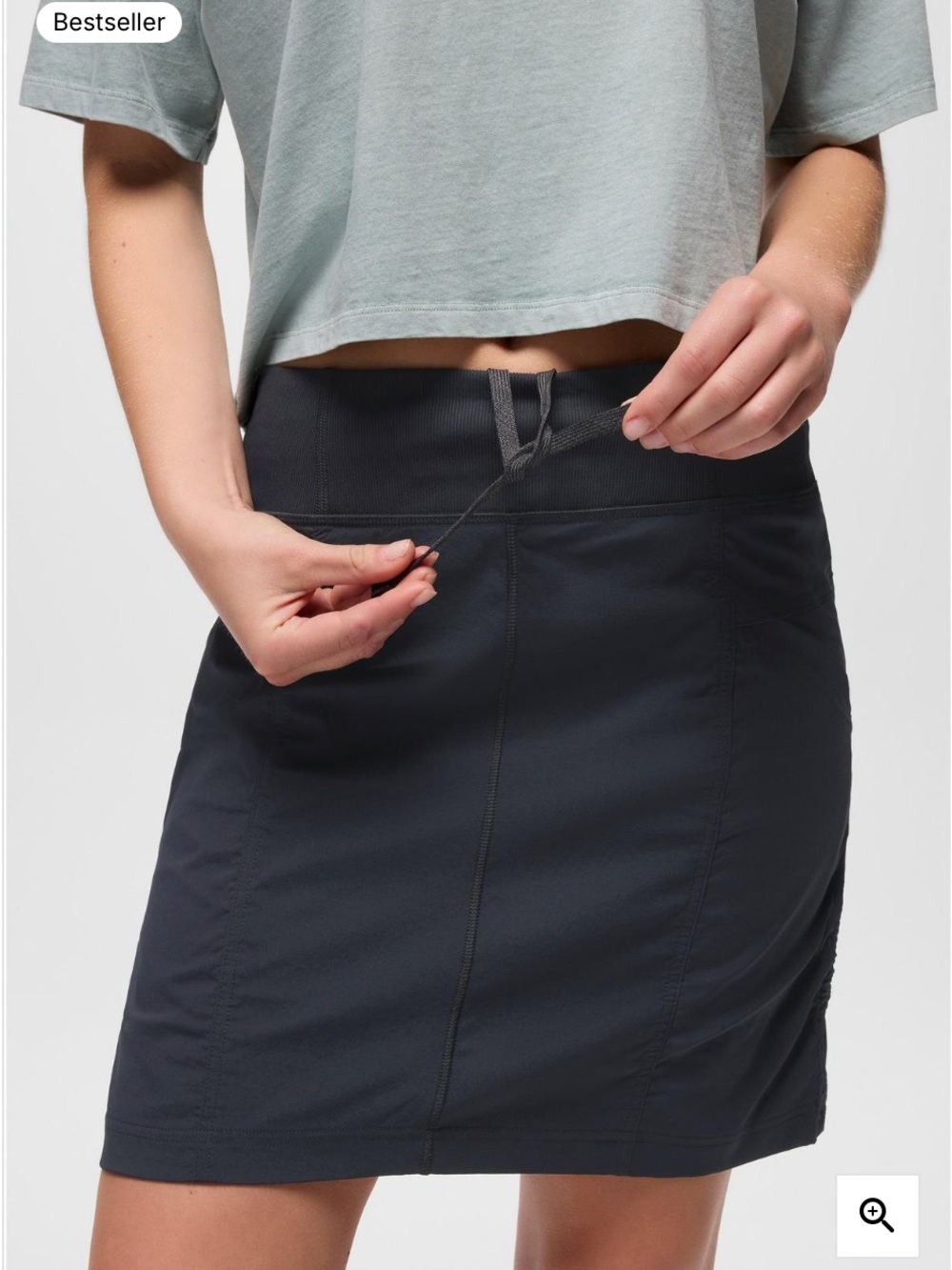 Women's Prana Koen Skort NWT in Black – Size Large HARD TO FIND
